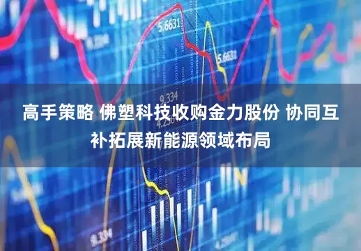 高手策略 佛塑科技收购金力股份 协同互补拓展新能源领域布局